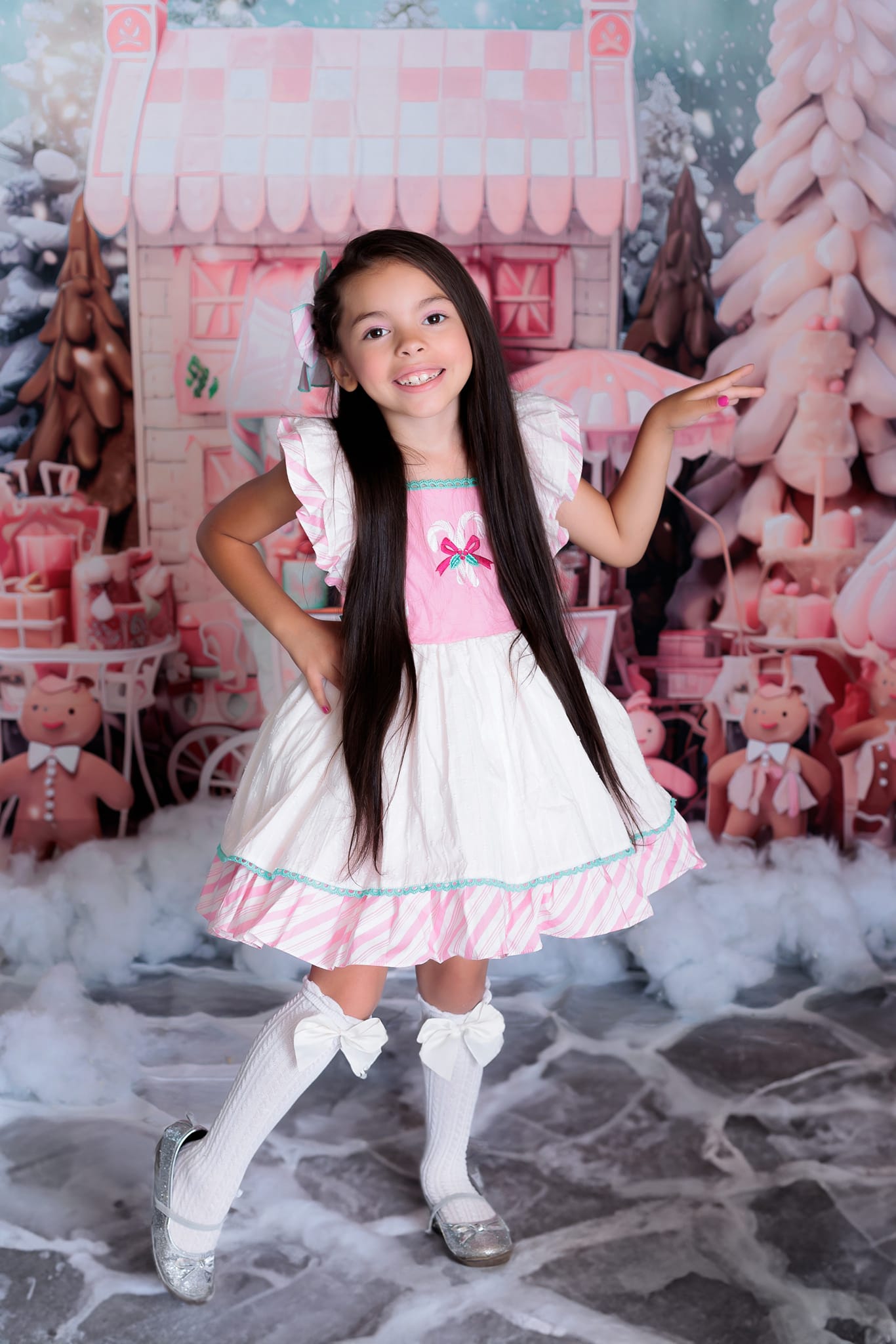 Kate Noël Rose Boutique Bonhomme en pain d'épice Toile de fond pour la photographie - Kate Backdrop FR
