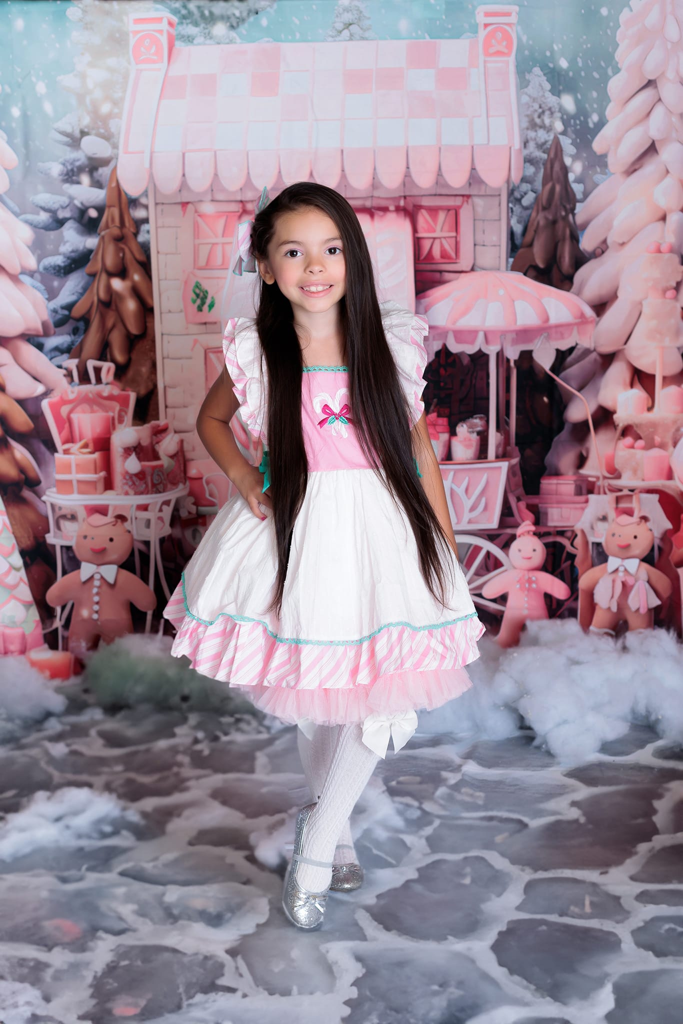 Kate Noël Rose Boutique Bonhomme en pain d'épice Toile de fond pour la photographie - Kate Backdrop FR