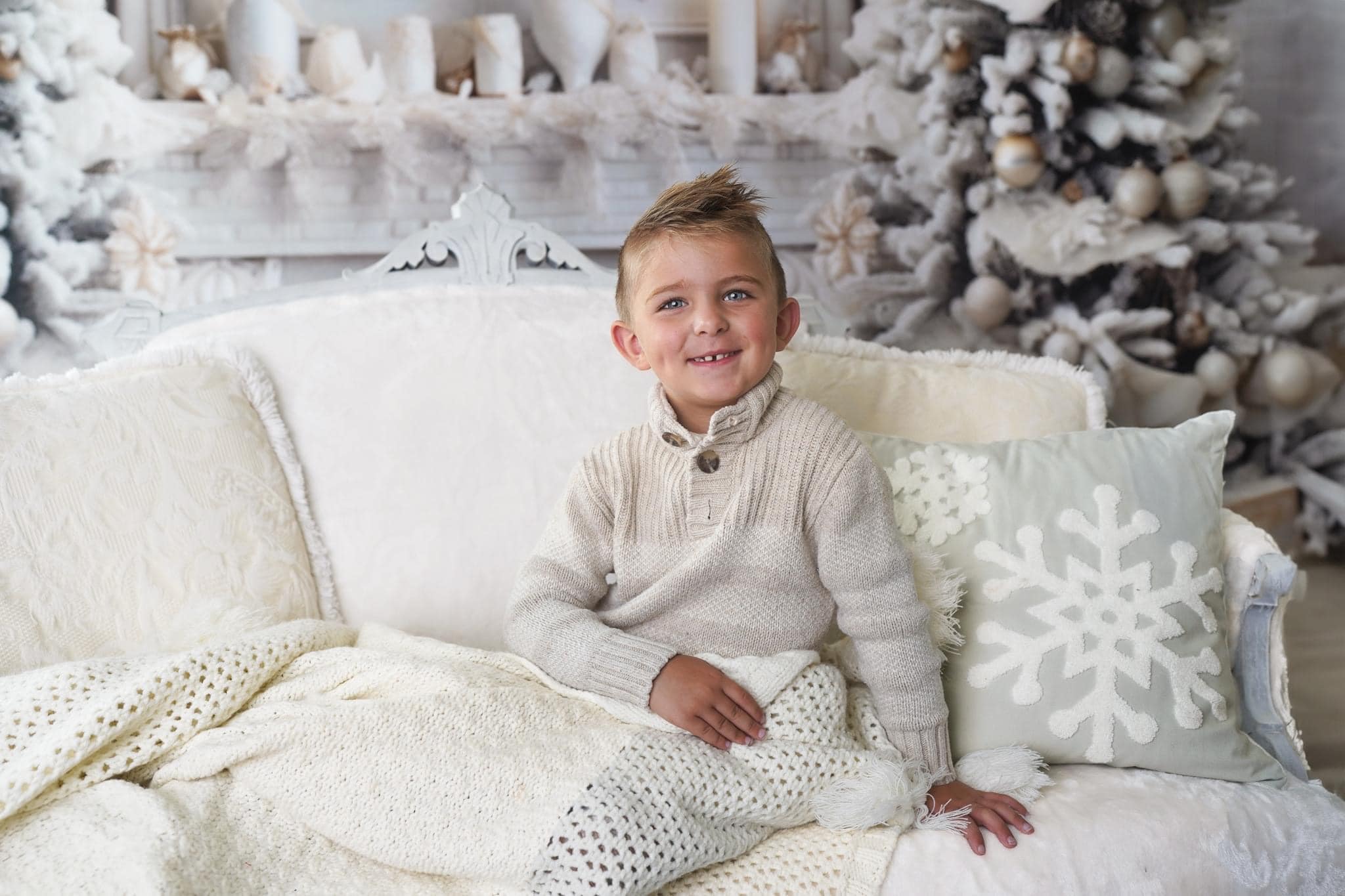 Kate Cheminée Blanc Sapin de Noël Toile de fond pour la photographie - Kate Backdrop FR