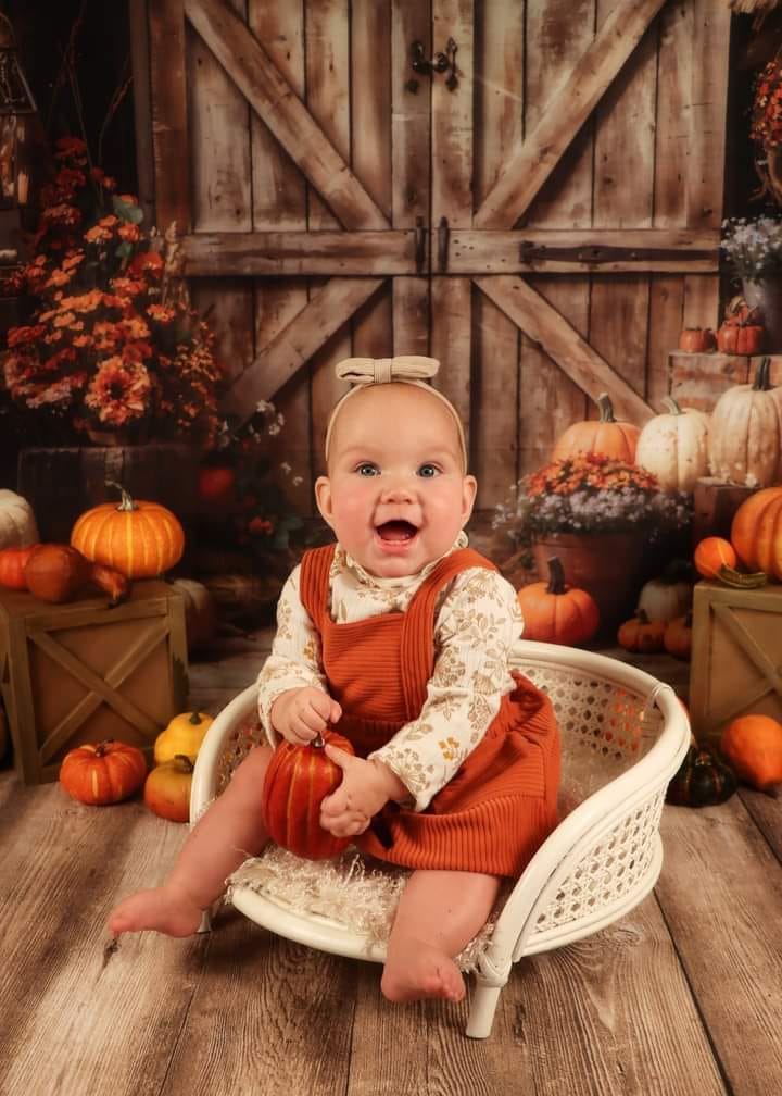 Kate Automne Grange Citrouilles Porte Toile de fond conçu par Emetselch - Kate Backdrop FR