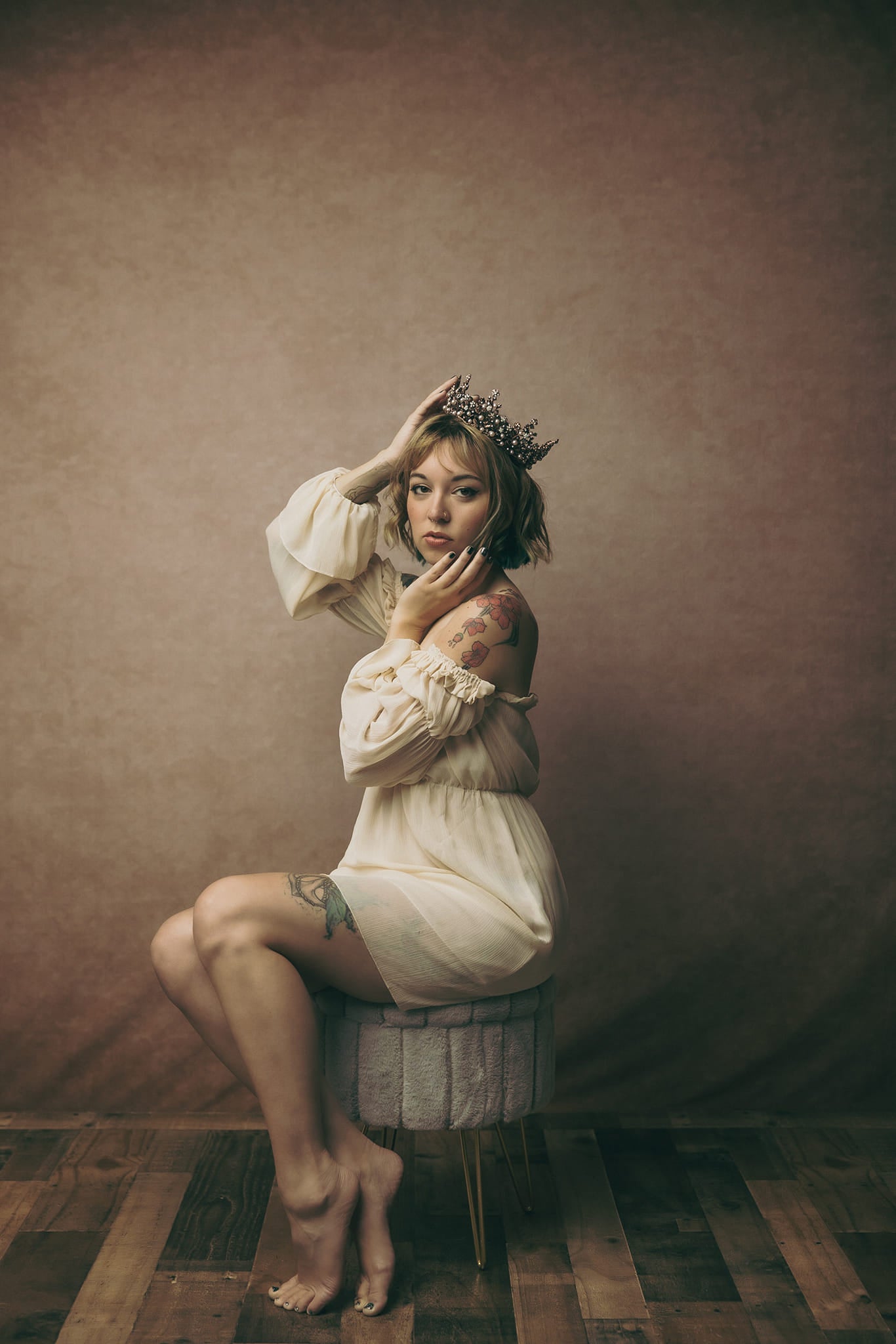 Kate Texture abstraite Vieux Brun Marron clair Toile de fond pour la photographie - Kate Backdrop FR