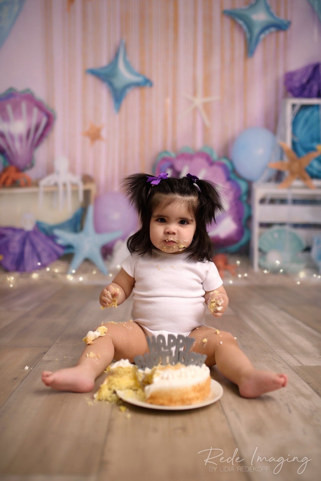 Kate Été Sirène Sous-marin Anniversaire Toile de fond conçue par Emetselch - Kate Backdrop FR