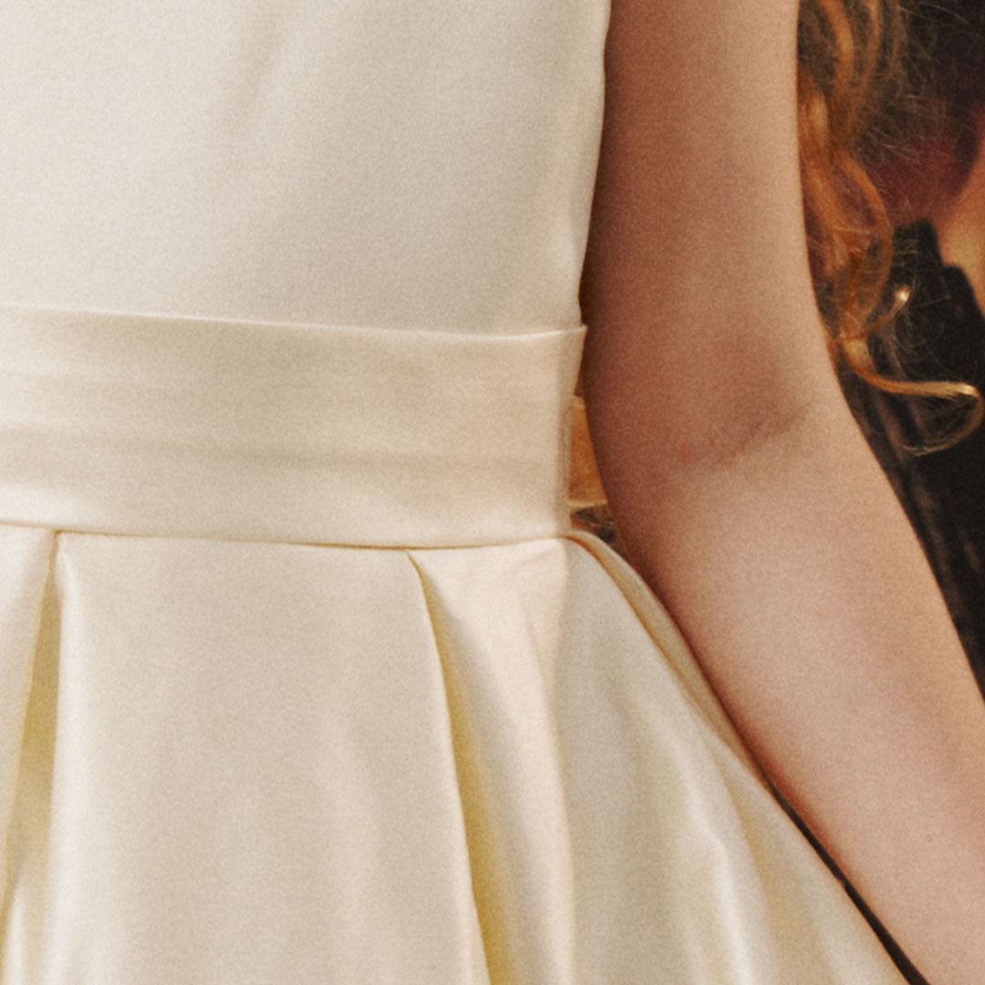 Kate Simple Champagne Robe pour Enfants - Kate Backdrop FR