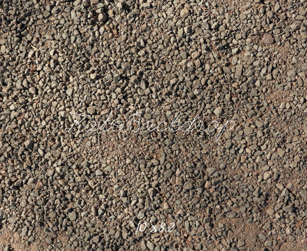 Kate Gravier Pierre Marron Sol Toile de fond conçue par Mini MakeBelieve - Kate Backdrop FR