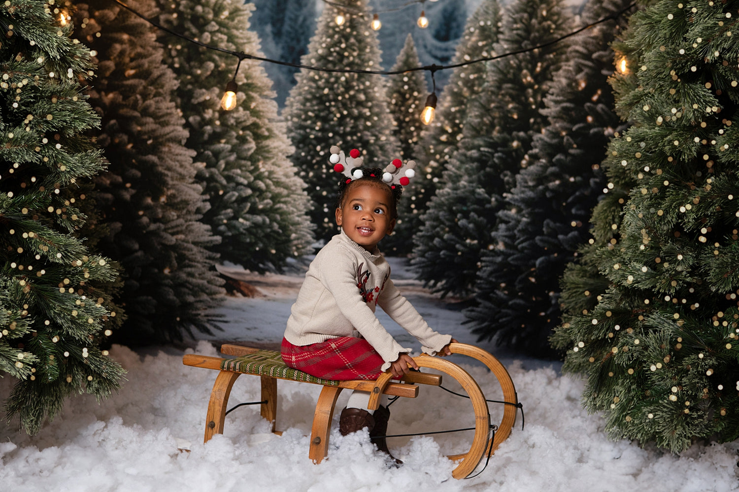 Kate Noël Extérieur Ferme des arbres Toile de fond pour la photographie - Kate Backdrop FR