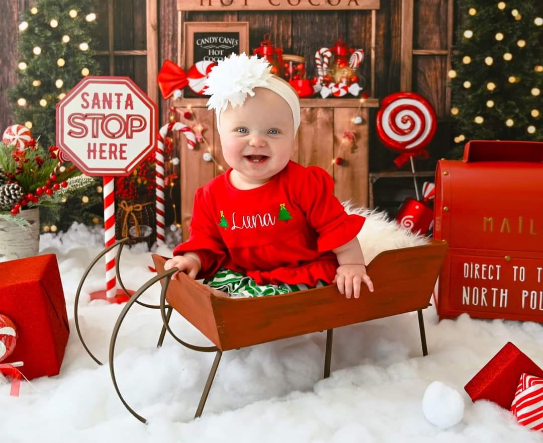 Kate Sapin de Noël Cacao chaud Hiver Toile de fond conçu par Emetselch - Kate Backdrop FR