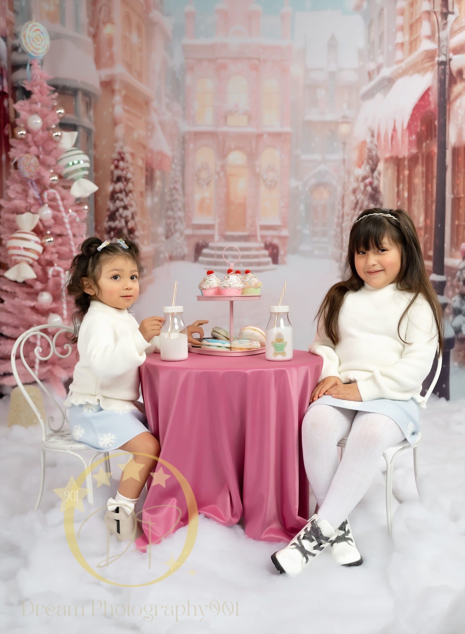 Kate Noël Rose Neige Rue Magasin Ensemble de chambre (8pix8pi&10pix8pi&8pix10pi) - Kate Backdrop FR