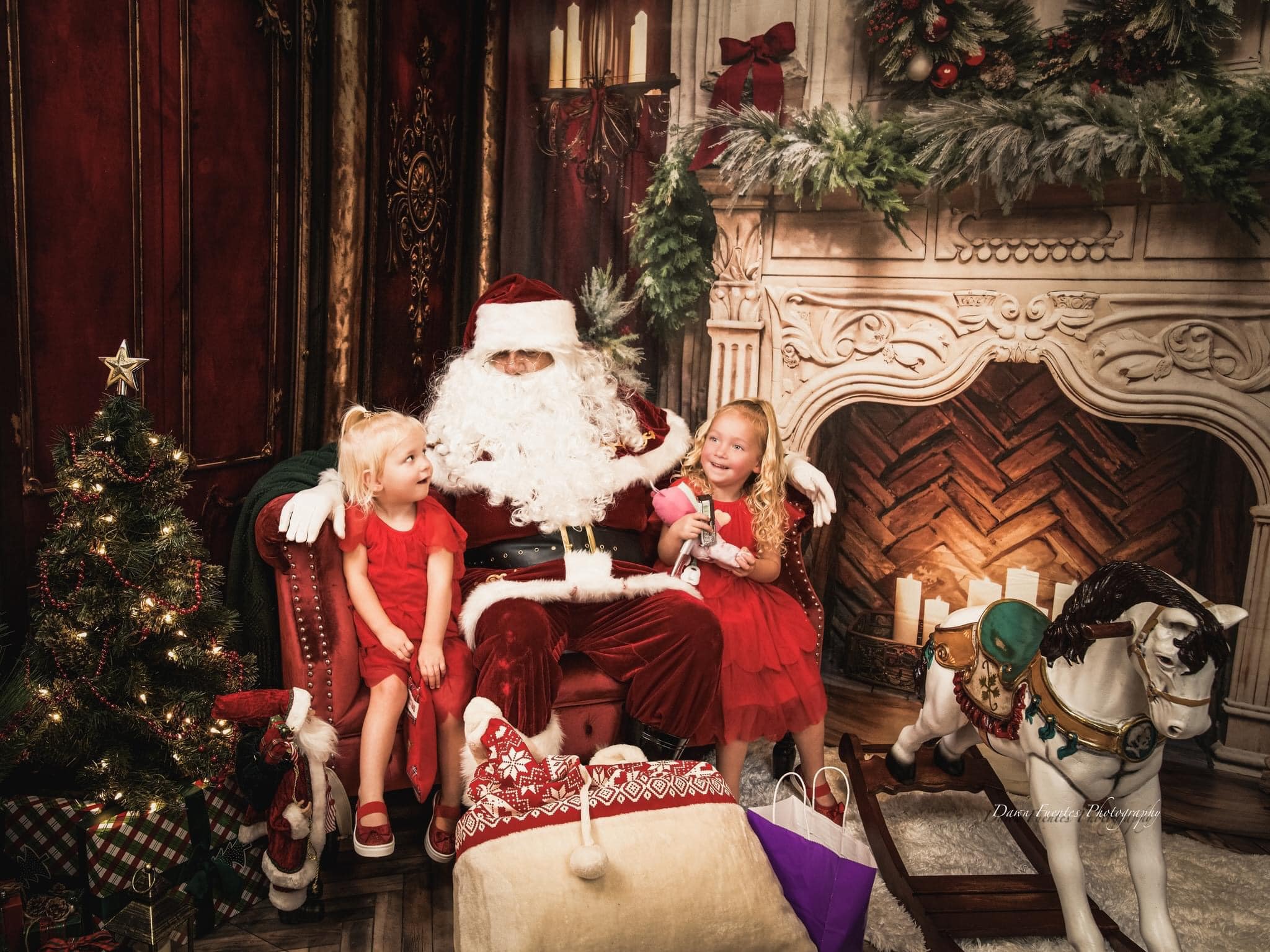 Kate Noël Victorien Mur Rouge Cheminée Ensemble de chambre (8pix8pi&10pix8pi&8pix10pi) - Kate Backdrop FR