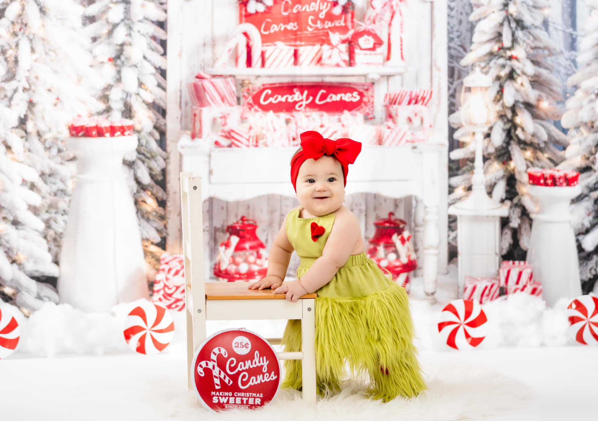 Kate Noël Cannes de bonbon Extérieur Toile de fond conçu par Emetselch - Kate Backdrop FR