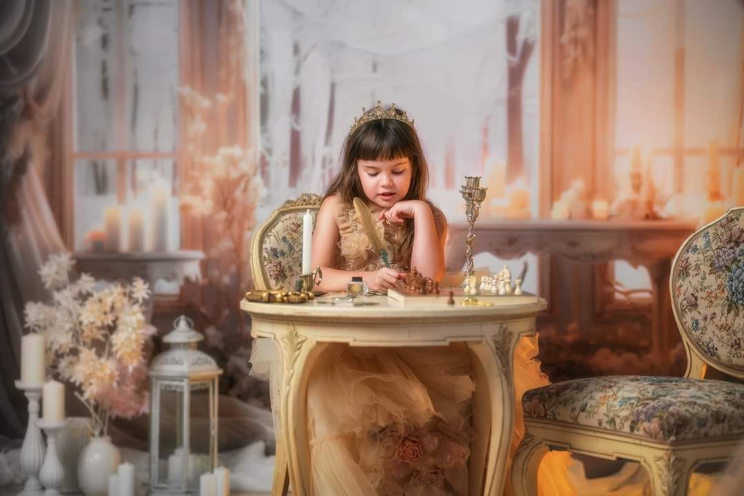 Kate Hiver Blanc Élégant Communion Bougies Toile de fond pour la photographie - Kate Backdrop FR