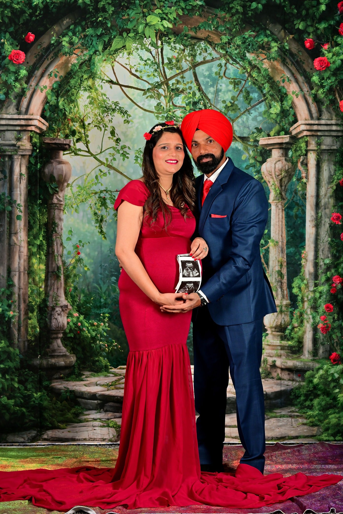 Kate Printemps Forêt Verdure Arche de fleurs Toile de fond conçue par Chain Photographie - Kate Backdrop FR