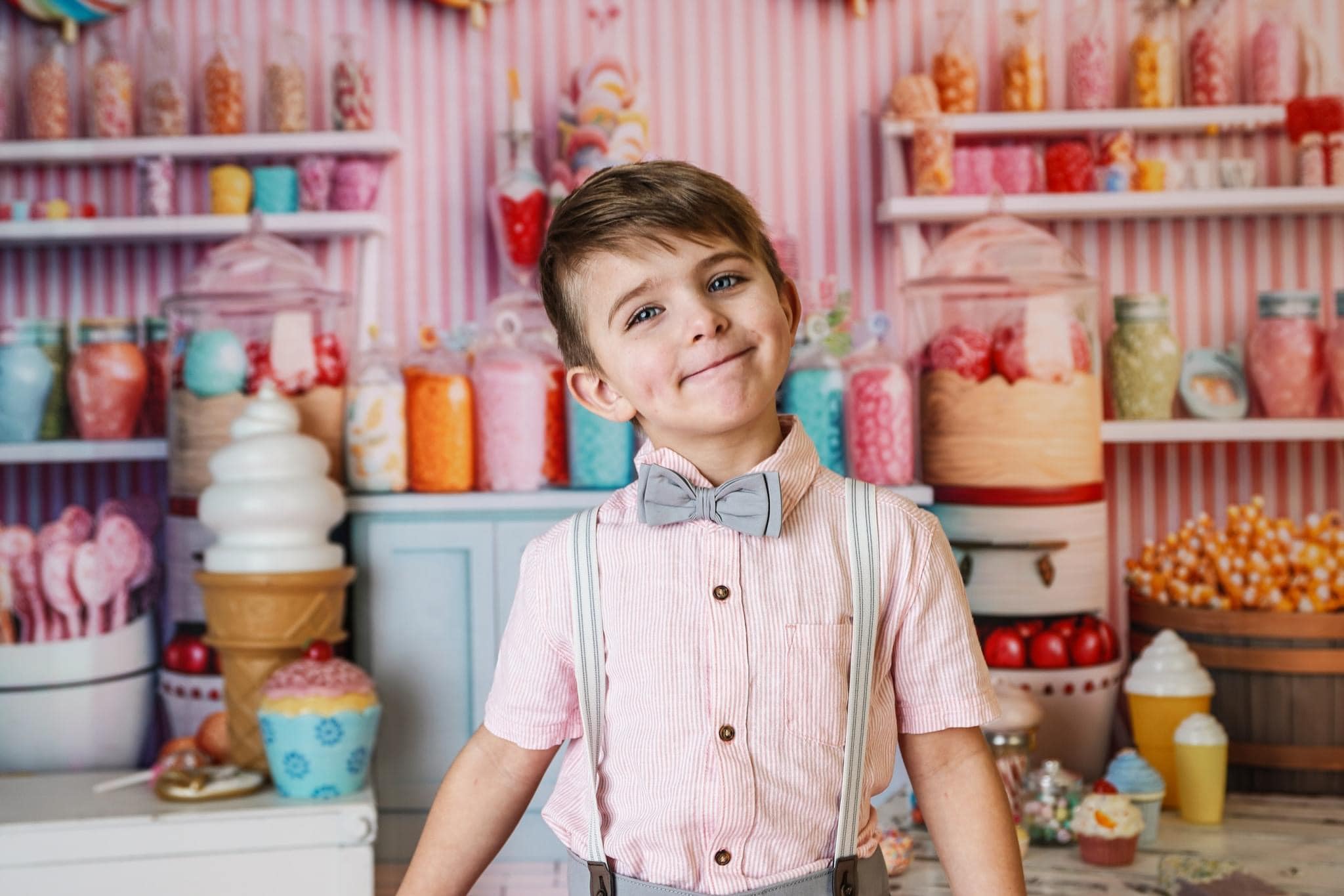 Kate Sucré Bonbons Boutique Toile de fond conçu par Angela Marie Photographie - Kate Backdrop FR