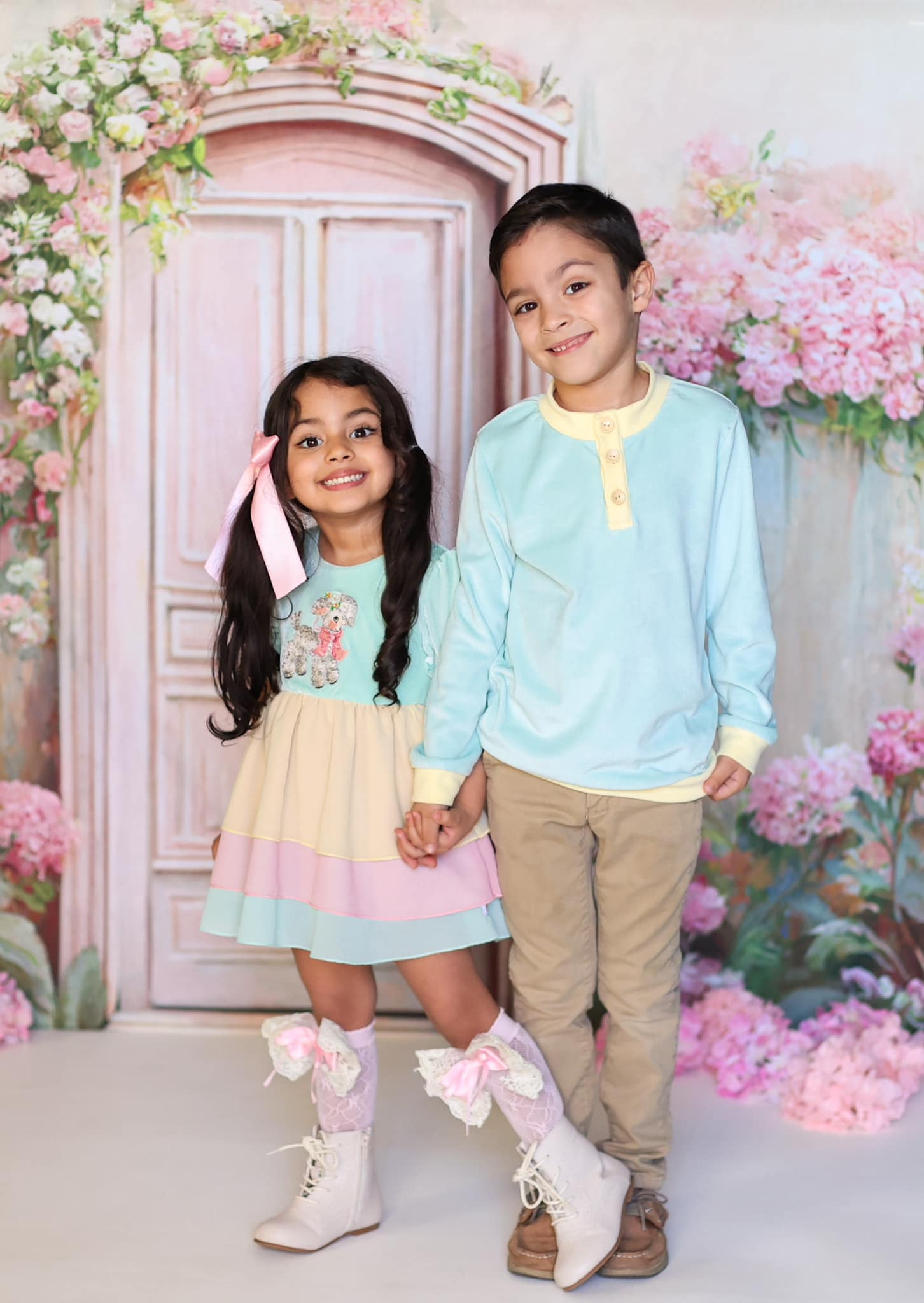 Kate Printemps Fantaisie Fleurs Mur Porte Toile de fond conçue par Chain Photographie - Kate Backdrop FR