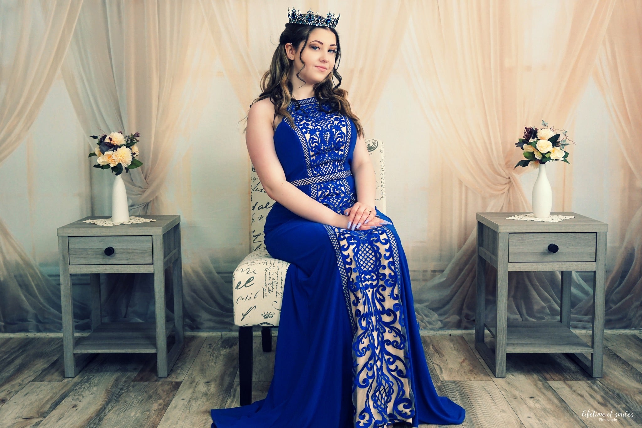 Kate Blanc Rideaux Fenêtre Chambre Toile de fond conçue par Emetselch - Kate Backdrop FR