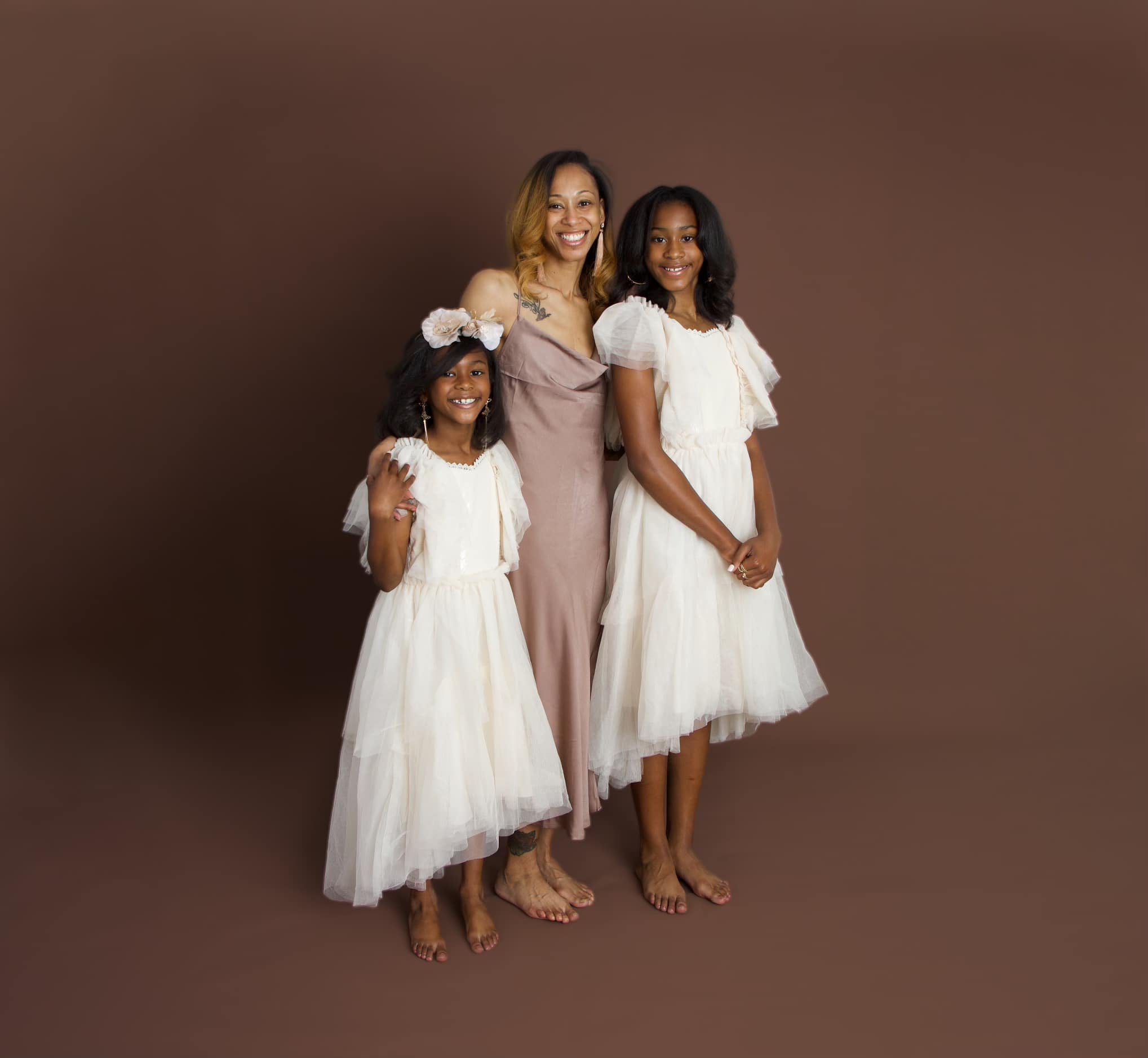 Kate Brun Cacao Fond de Papier Sans Couture pour la photographie - Kate Backdrop FR