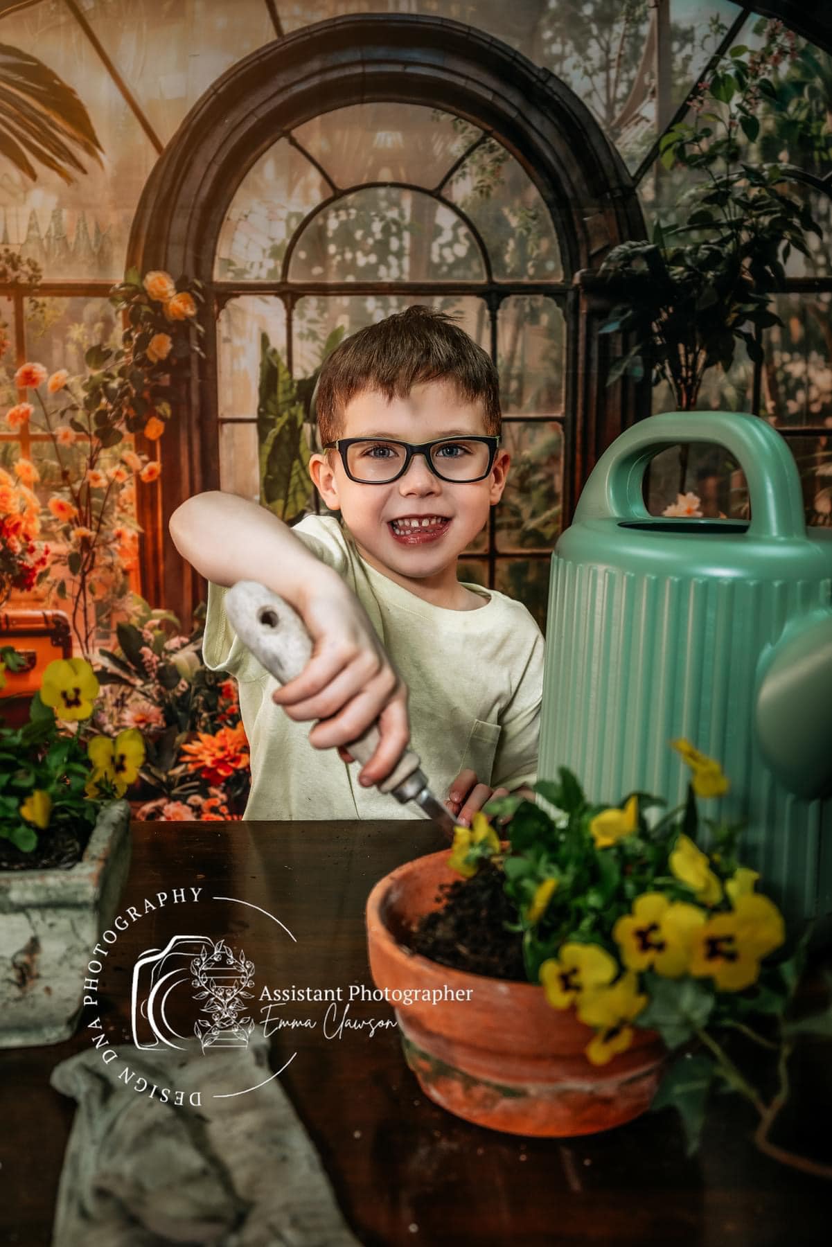 Kate Printemps Plante verte Fenêtre Chambre Toile de fond conçue par Chain Photographie - Kate Backdrop FR