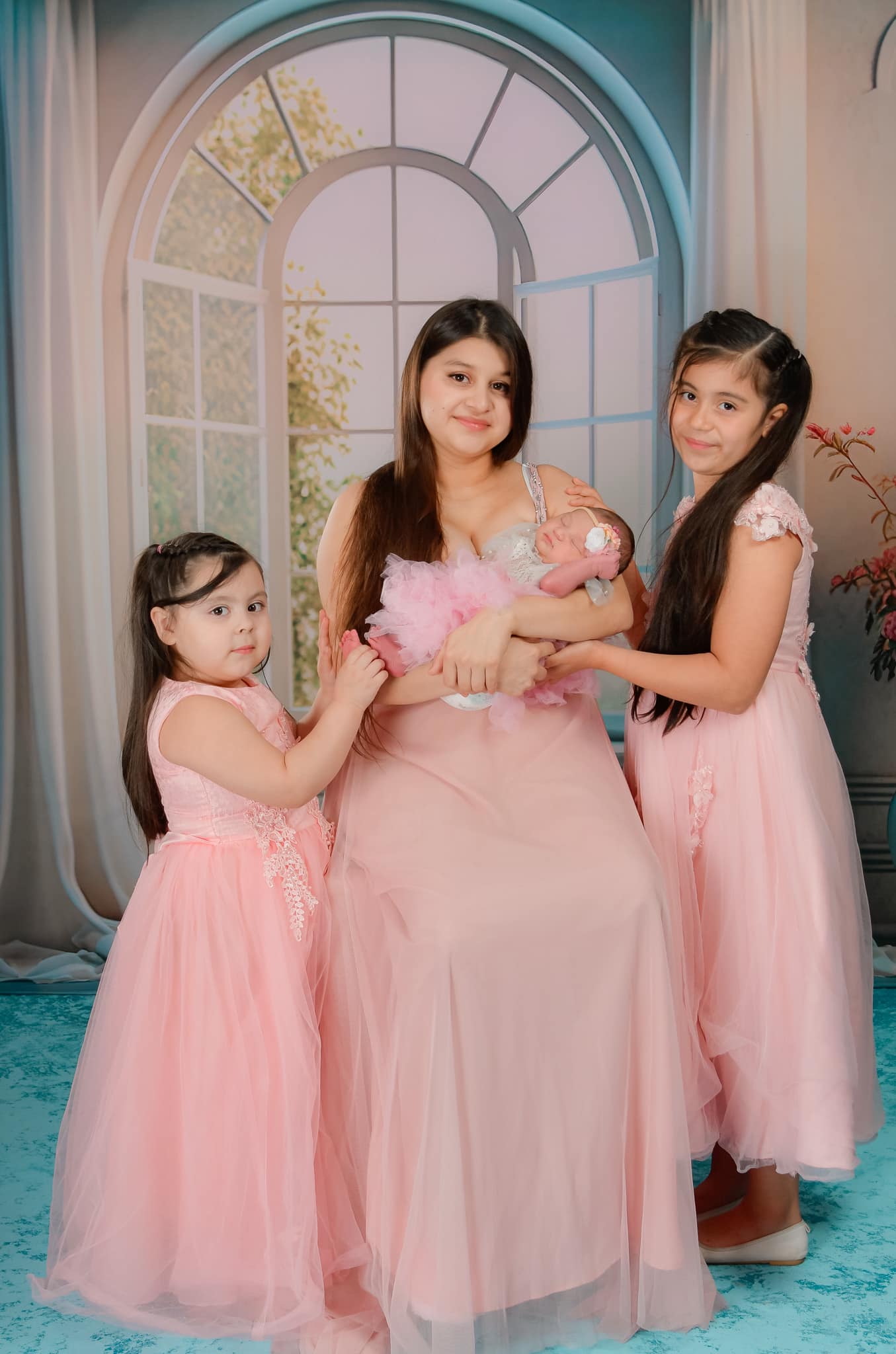 Kate Fenêtre Vase de fleur Ivoire Toile de fond Conçu par Chain Photographie - Kate Backdrop FR