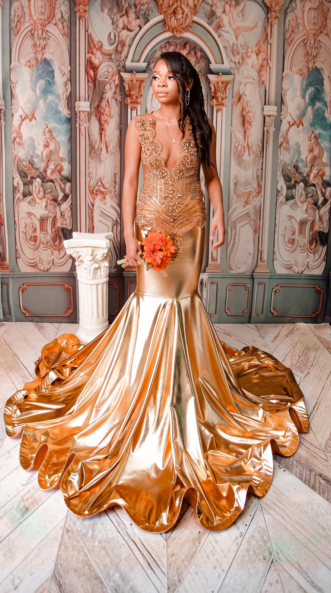 Kate Rétro Romantique Mur Toile de fond Conçu par Chain Photographie - Kate Backdrop FR