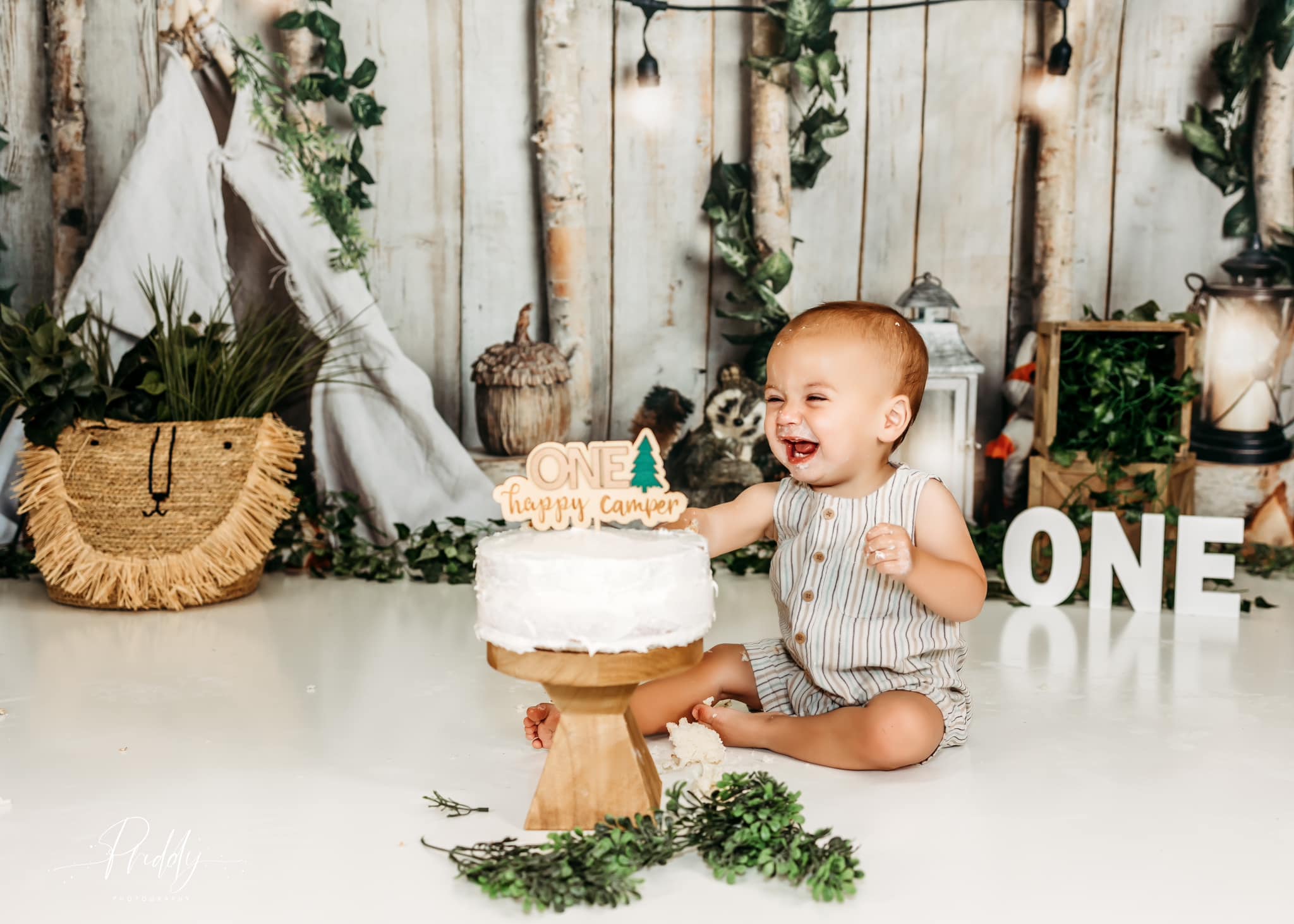 Kate Forêt Enfants Cake smash Tente Toile de fond conçu par Rose Abbas - Kate Backdrop FR