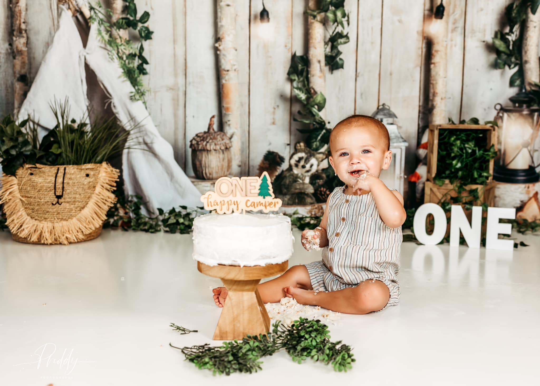 Kate Forêt Enfants Cake smash Tente Toile de fond conçu par Rose Abbas - Kate Backdrop FR