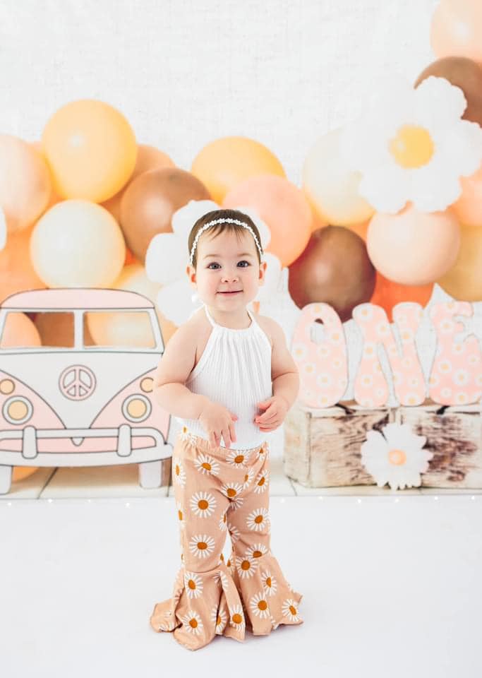 Kate Ballons Anniversaire Bus Enfant Toile de fond conçu par Ashley Paul - Kate Backdrop FR