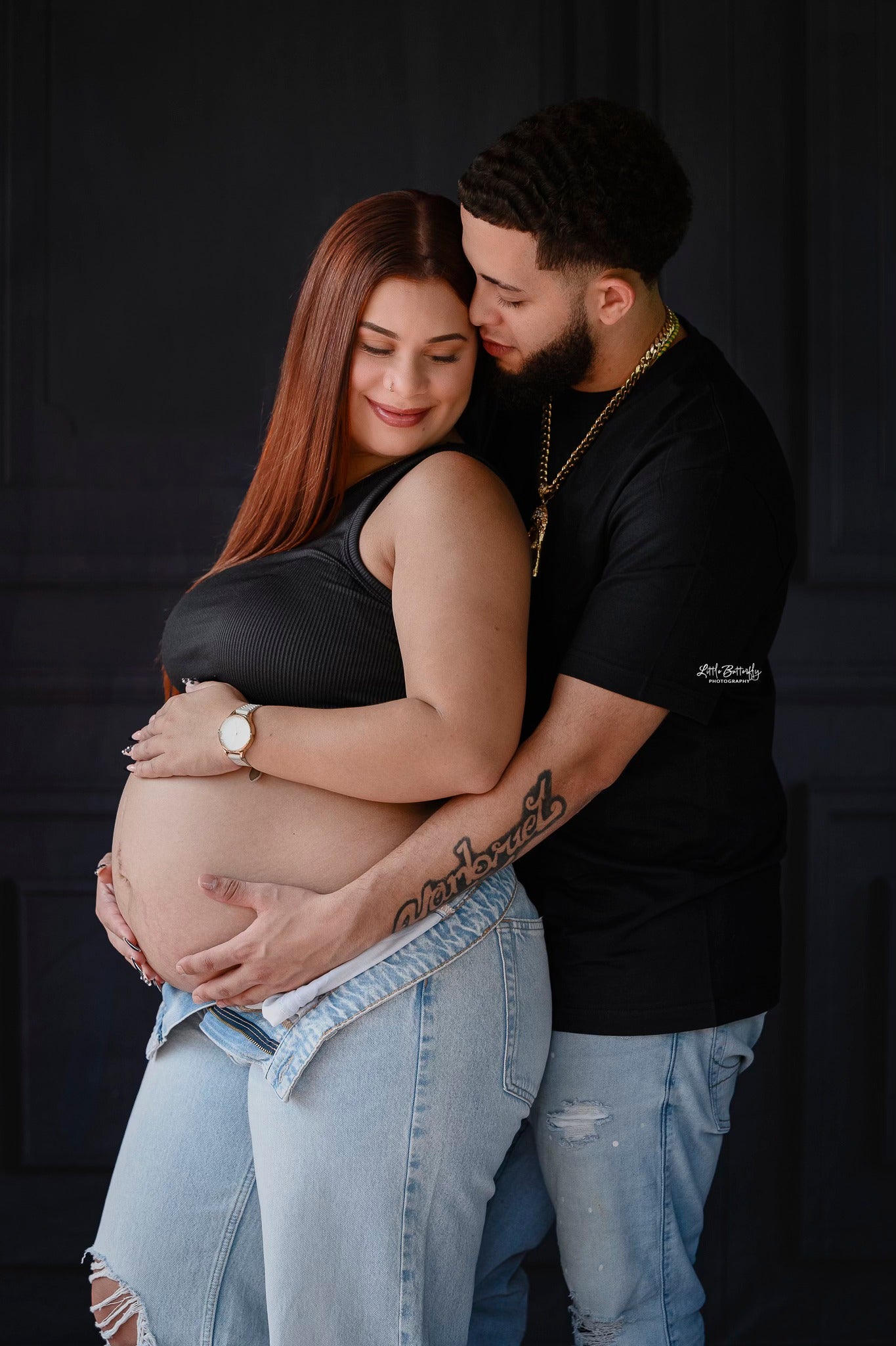 Kate Mur Vintage Noir Gris Toile de fond pour la photographie - Kate Backdrop FR