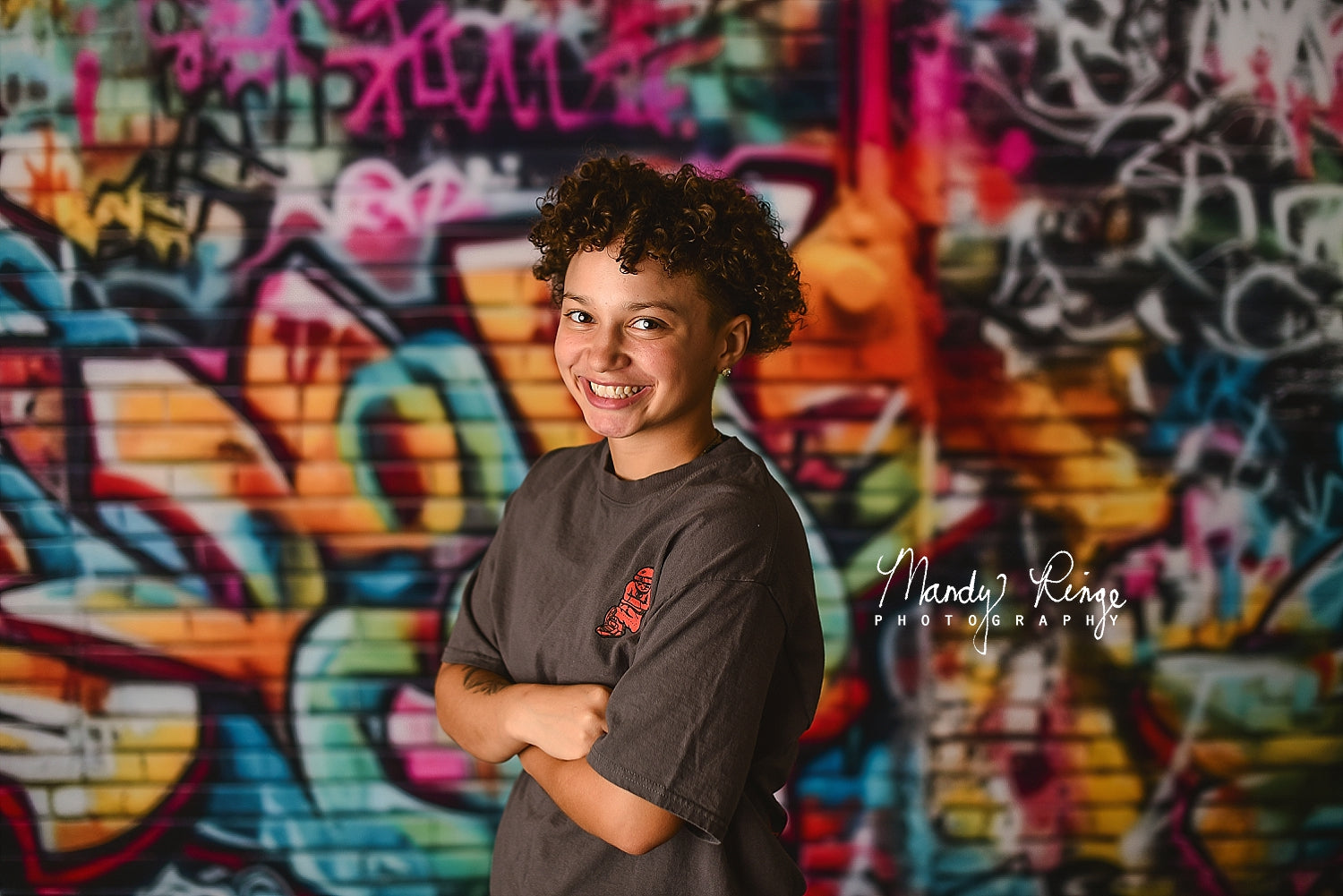 Kate Urbain Mur de graffitis Toile de fond conçue par Mandy Ringe - Kate Backdrop FR