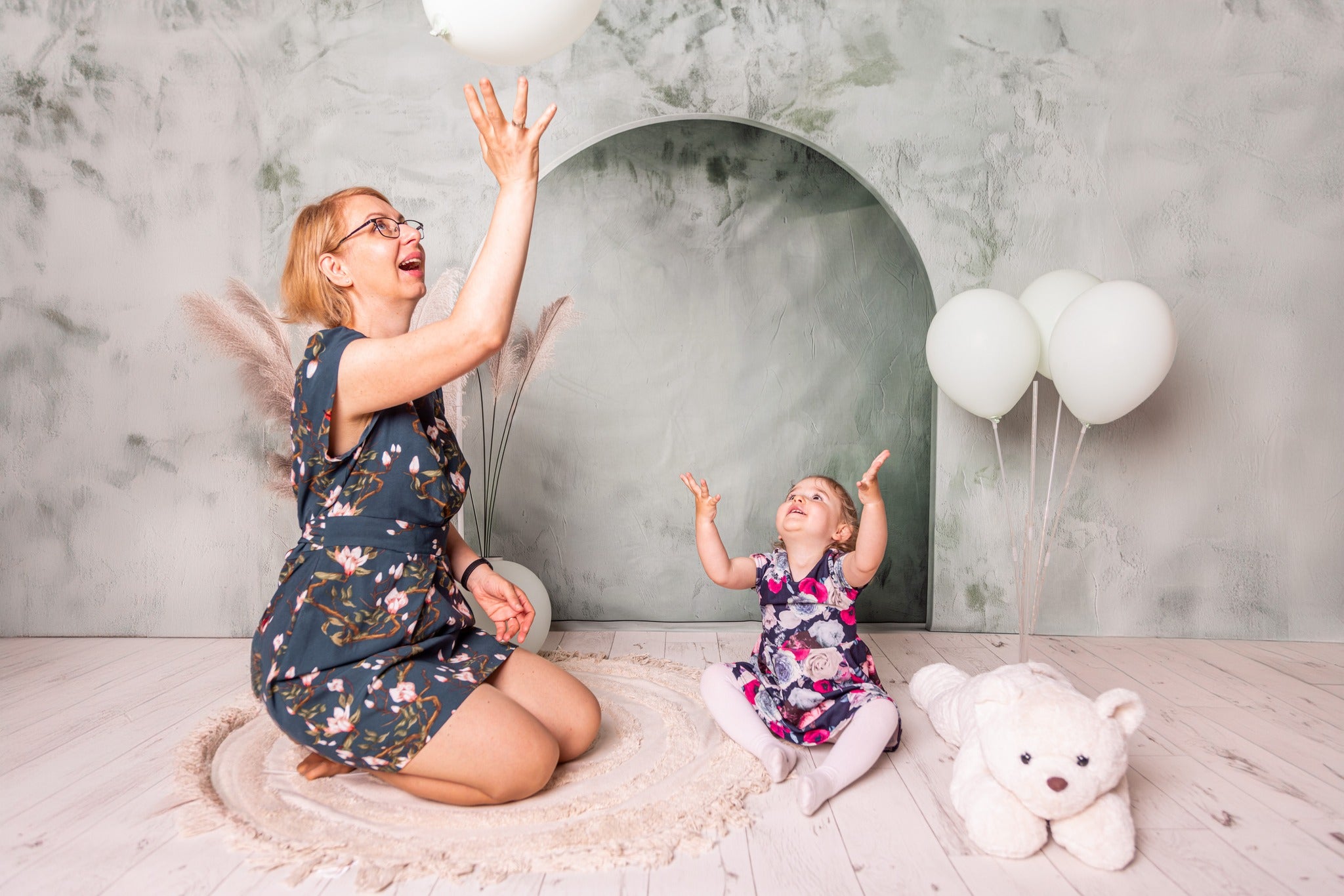 Kate Vert Mur en arc Bohème Simple Toile de fond conçue par Patty Robert - Kate Backdrop FR