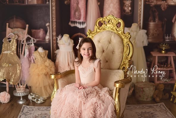 Kate Princesse S'habiller Placard Toile de fond conçue par Mandy Ringe - Kate Backdrop FR