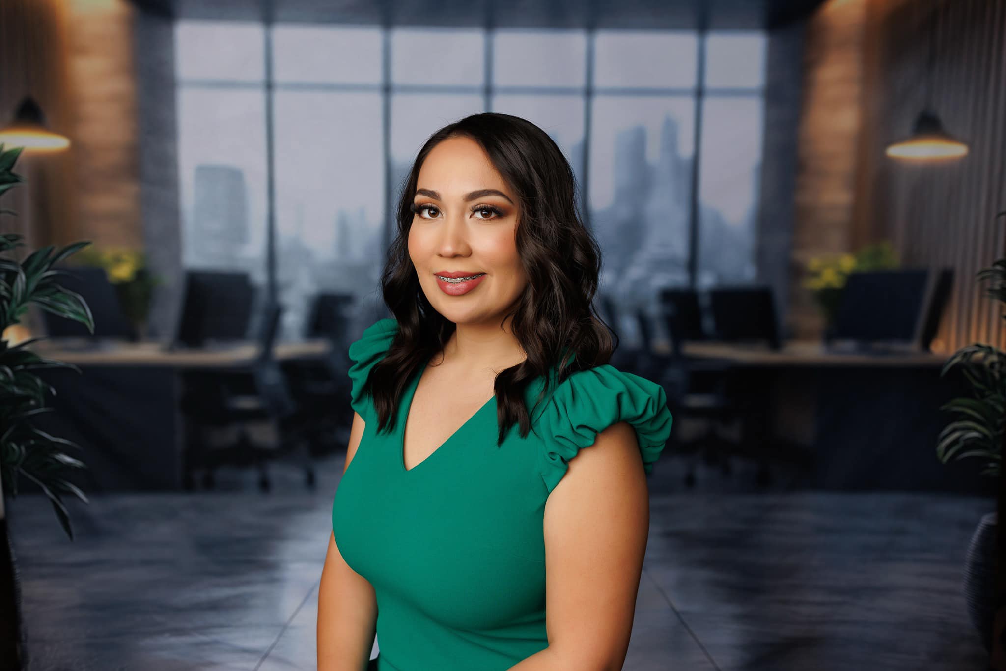 Kate Bureau Moderne Entreprise Toile de fond conçue par Mini MakeBelieve - Kate Backdrop FR