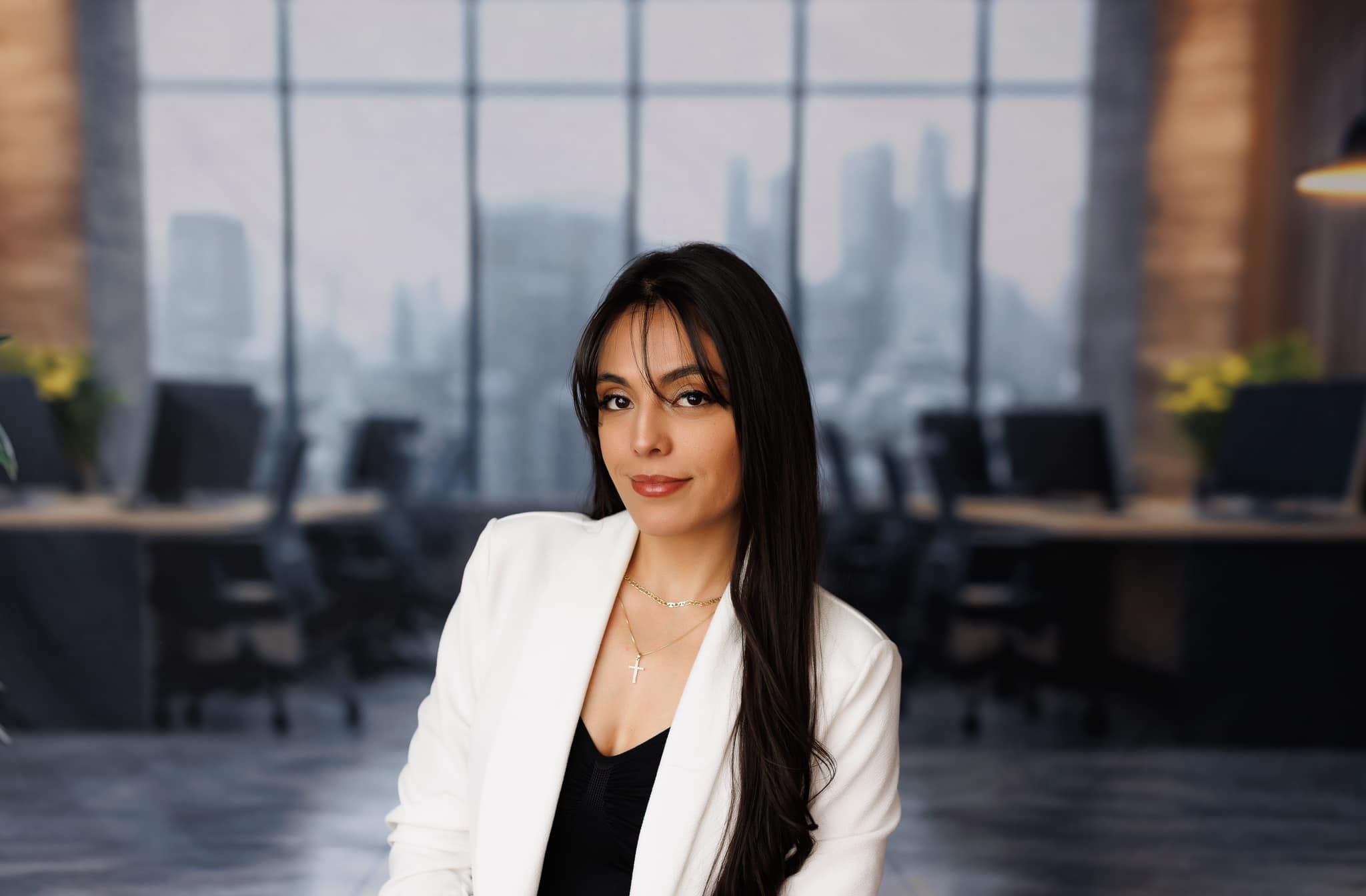 Kate Bureau Moderne Entreprise Toile de fond conçue par Mini MakeBelieve - Kate Backdrop FR