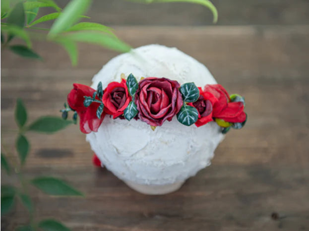 Kate Bandeau Floral Nouveau-né pour la photographie - Kate Backdrop FR