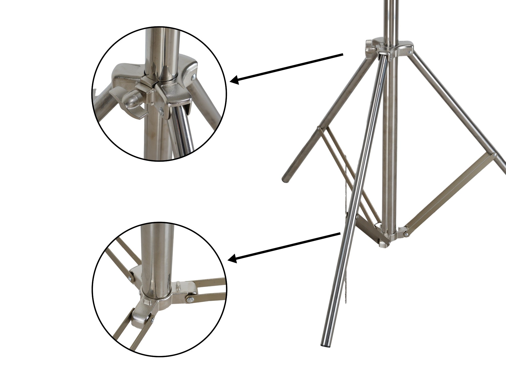 Kate Inox Ajustable Rétractable Support de fond pour la photographie - Kate Backdrop FR