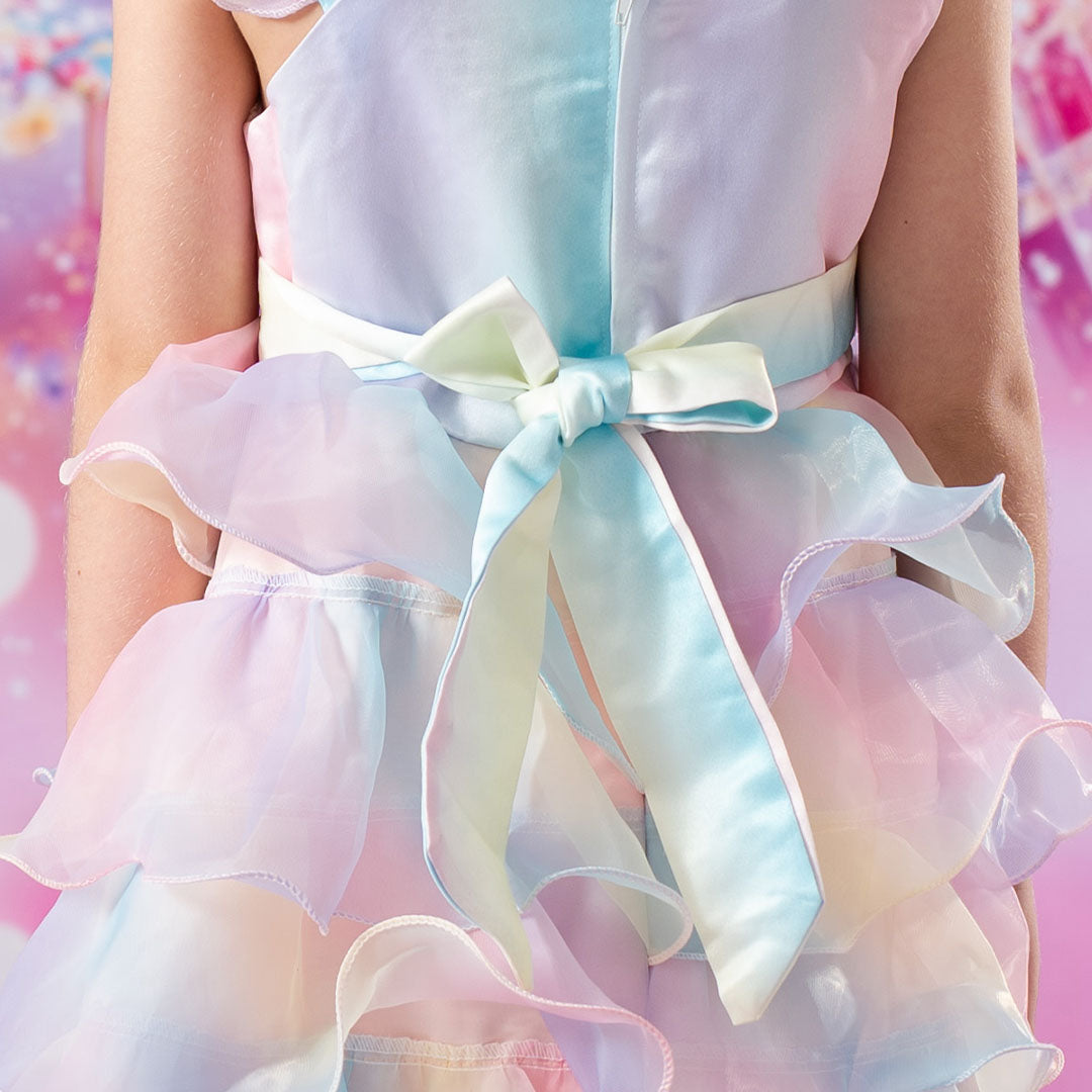 Kate Anniversaire Coloré Princesse Robe pour Enfants avec Lunettes - Kate Backdrop FR