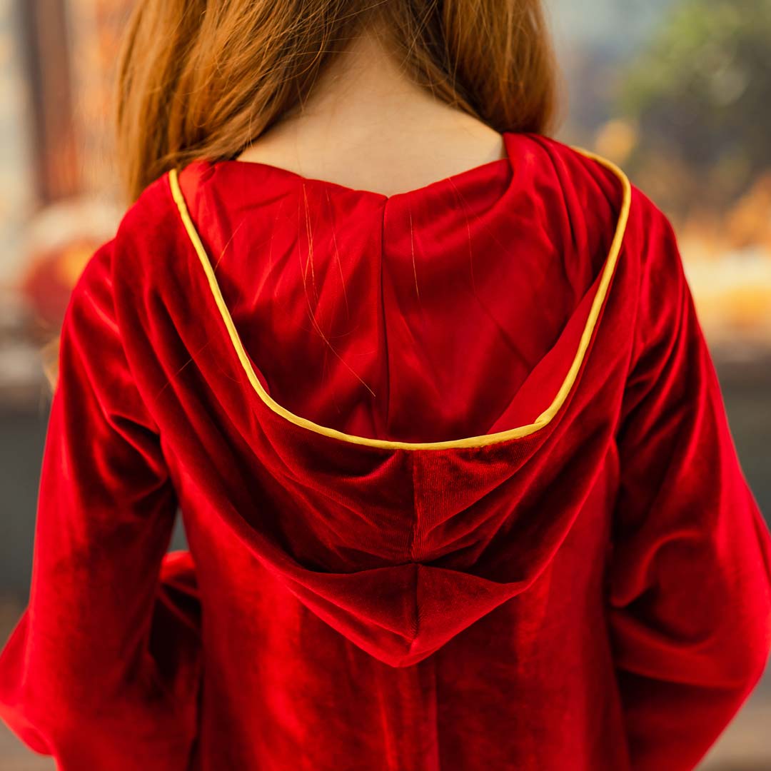 Kate Halloween Rouge Velours Sorcière Robe pour Enfants - Kate Backdrop FR