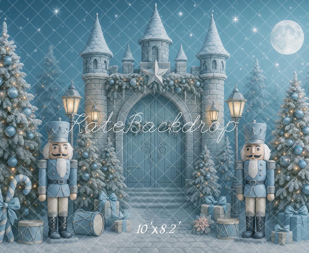 Kate Noël Casse-Noisette Sapins Château Bleu Toile de fond conçue par Ashley Paul