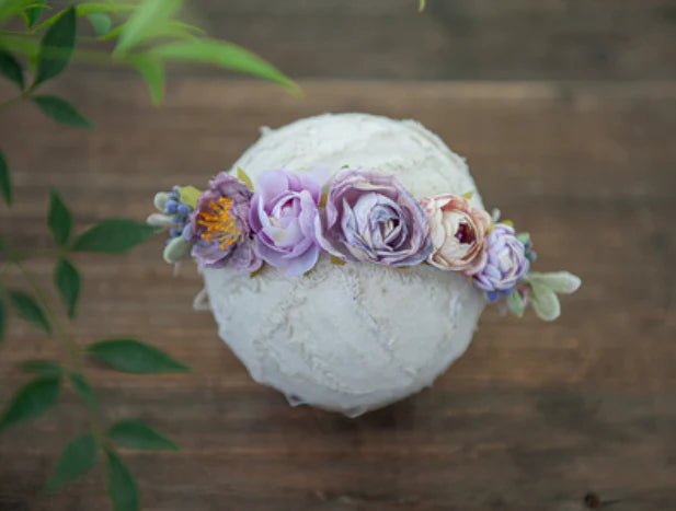 Kate Bandeau Floral Nouveau-né pour la photographie - Kate Backdrop FR