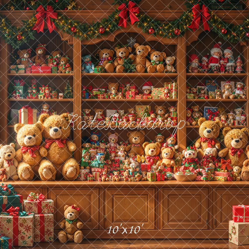 Kate Noël Ours en Peluche Cadeaux Toile de fond conçue par Emetselch - Kate Backdrop FR