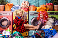 Kate Jour de lessive Coloré Machine à laver Toile de fond conçue par Chain Photographie