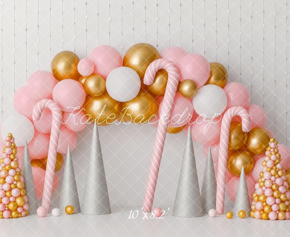 Kate Arc Ballons Sucre D Ornements Toile de fond conçue par Patty Roberts - Kate Backdrop FR