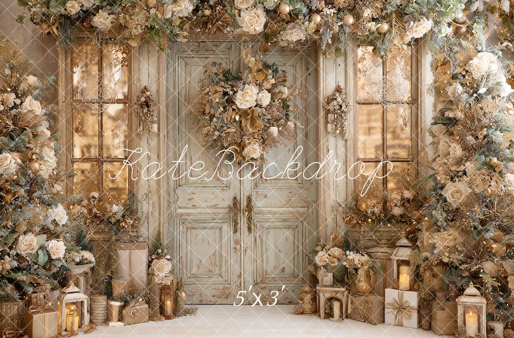 FLASH #1 Kate Noël Porte Fleurs Cadeaux Bois Toile de fond conçue par Ashley Paul