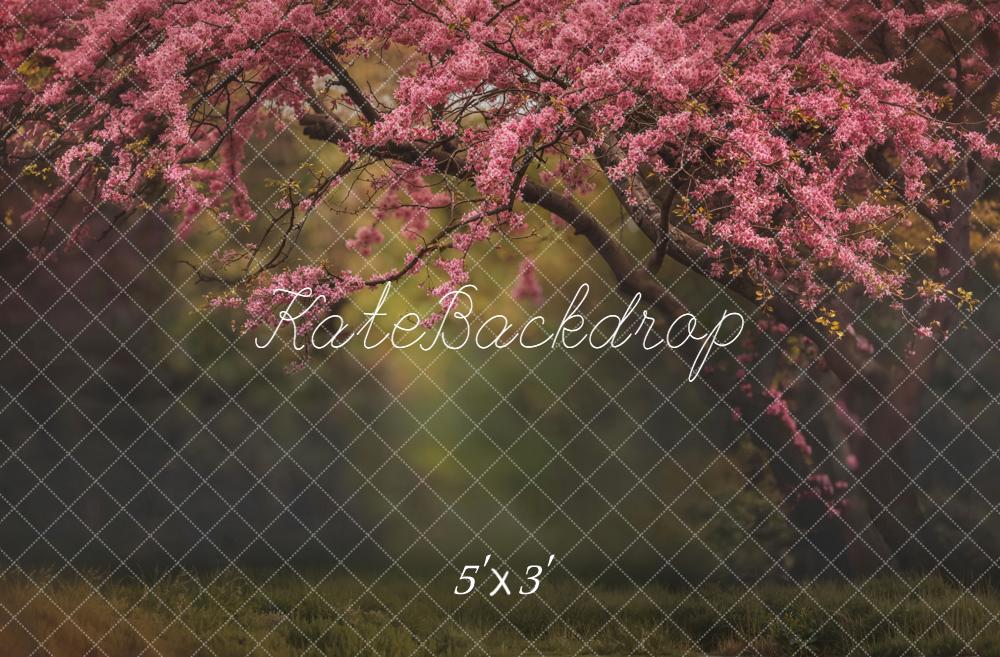 Kate Printemps Arbre Fleurs Roses Toile de fond conçue par Emetselch - Kate Backdrop FR
