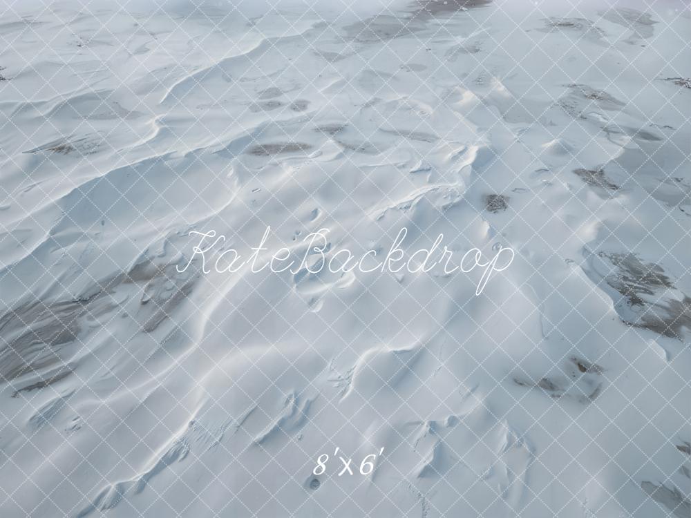 Kate Neige Blanche Texture Sol Toile de fond conçue par Emetselch - Kate Backdrop FR