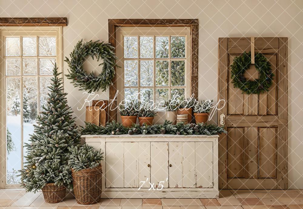 Kate Noël Intérieur Sapin Fenêtre Toile de fond conçue par Emetselch