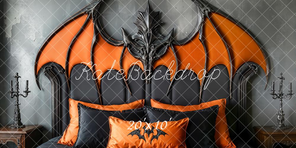 Kate Halloween Tête de Lit Chauve-Souris Toile de fond conçue par Emetselch - Kate Backdrop FR