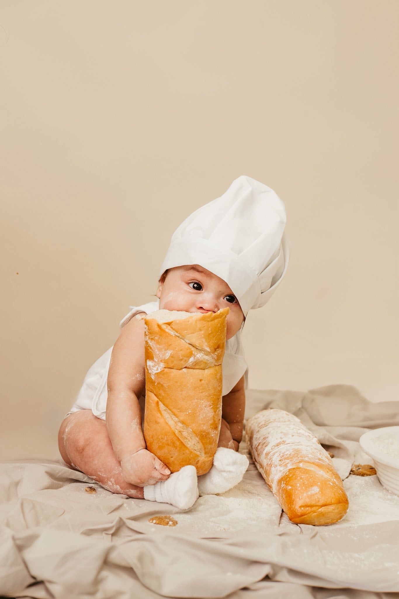 Kate Ivoire Fond de Papier Sans Couture pour la photographie - Kate Backdrop FR
