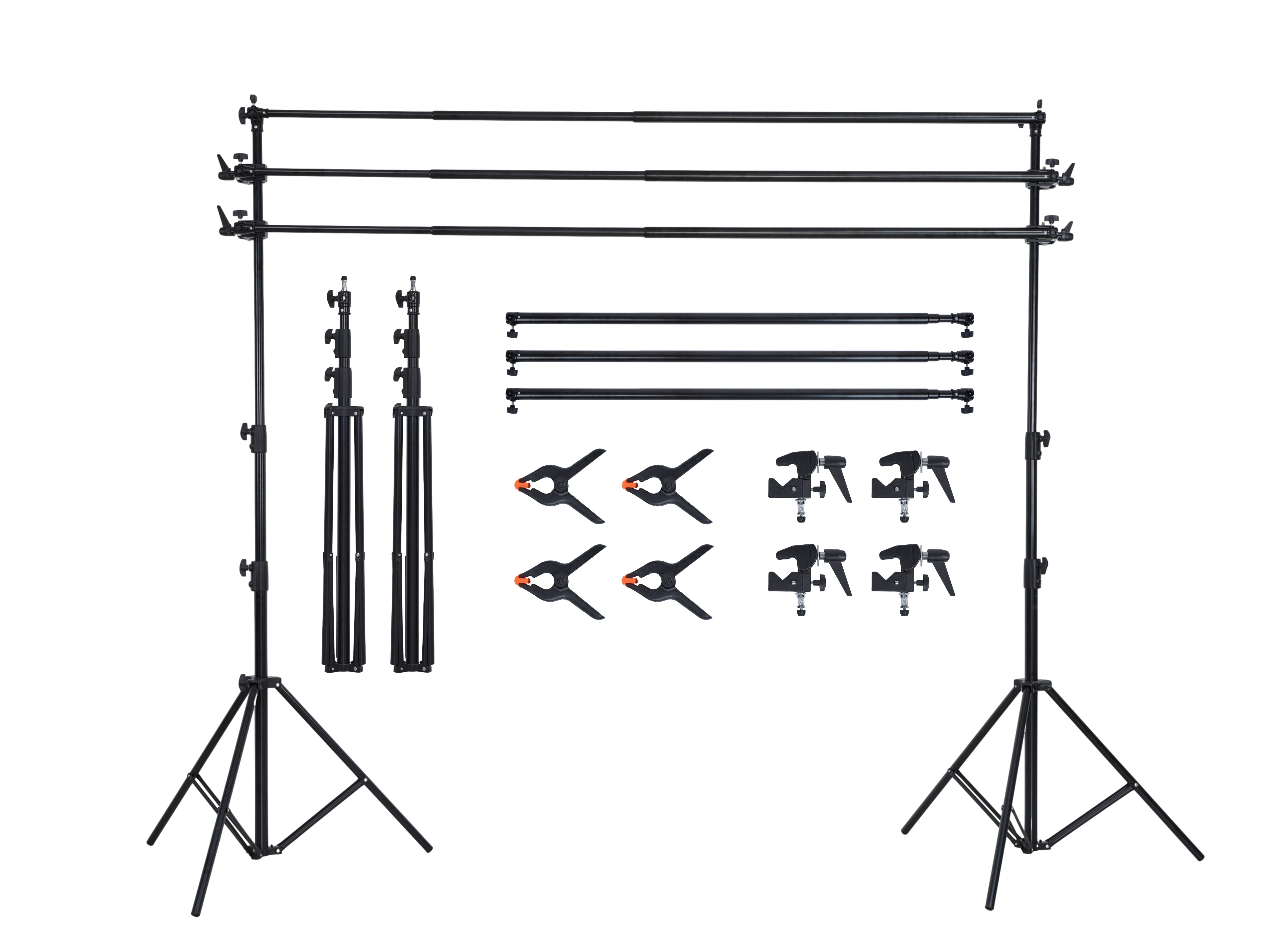 Kate 3 Barres transversales horizontales Ajustable Support de fond pour la photographie - Kate Backdrop FR