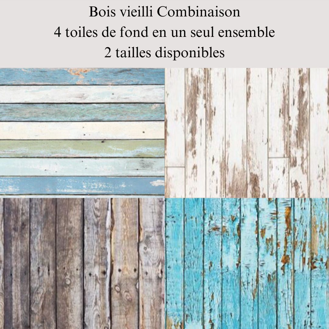 Kate Bois vieilli Combinaison Toiles de fond pour la photographie