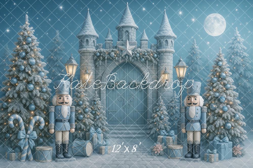 Kate Noël Casse-Noisette Sapins Château Bleu Toile de fond conçue par Ashley Paul