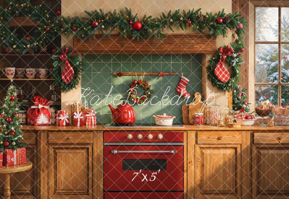 Kate Noël Cuisine Décorations Soleil Toile de fond conçue par Emetselch - Kate Backdrop FR